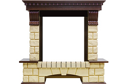 Портал Dimplex Pierre Luxe темный дуб/шампань 1120x390x1050 мм Dimplex Pierre Luxe темный дуб/шампань 1120x390x1050 мм