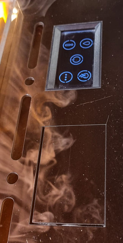 Каминокомплект Dimplex Boxx очаг Cassette 600 LNH-INT (с дровами) серый графит (выставочный образец)_7